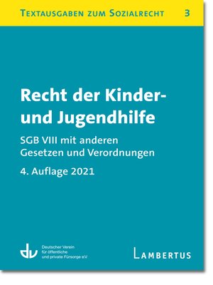 cover image of Recht der Kinder- und Jugendhilfe--SGB VIII mit anderen Gesetzen und Verordnungen